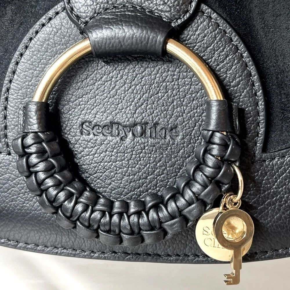 See By Chloé Hana Small Leather & Suede Crossbody